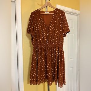 Madewell cinch waist dress